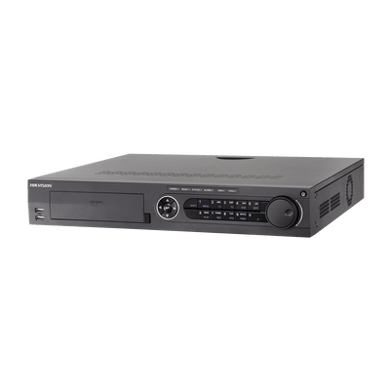 DVR 8 Megapixel / 32 Canales TURBOHD + 16 Canales IP / 4 Bahias de Disco Duro / 4 Canales de Audio / Videoanalisis / 16 Entradas de Alarma / Arreglo RAID