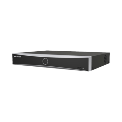[Acusearch] NVR 12 Megapíxel (4K) / 8 canales IP / 8 Puertos PoE+ / Reconocimiento Facial / AcuSense (Evita Falsas Alarmas) / 1 Bahías de Disco Duro / HDMI en 4K / 300 Metros PoE Modo Extendido