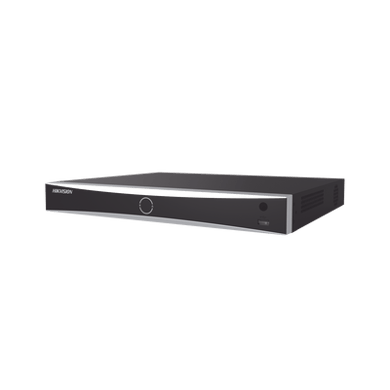 NVR 12 Megapixel (4K) / 8 canales IP / 8 Puertos PoE+ / AcuSense (Evita Falsas Alarmas) / Reconocimiento Facial / 2 Bahías de Disco Duro / HDMI en 4K / Alarmas I/O / 300 Metros PoE Modo Extendido
