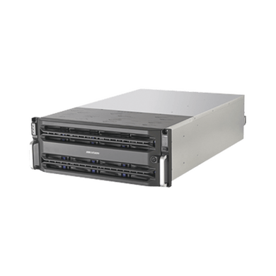 Servidor de Almacenamiento en Red / Soporta 24 Discos Duros (No Incluye Discos) / RAID / iSCSI / Graba 512 canales IP / Doble Controlador