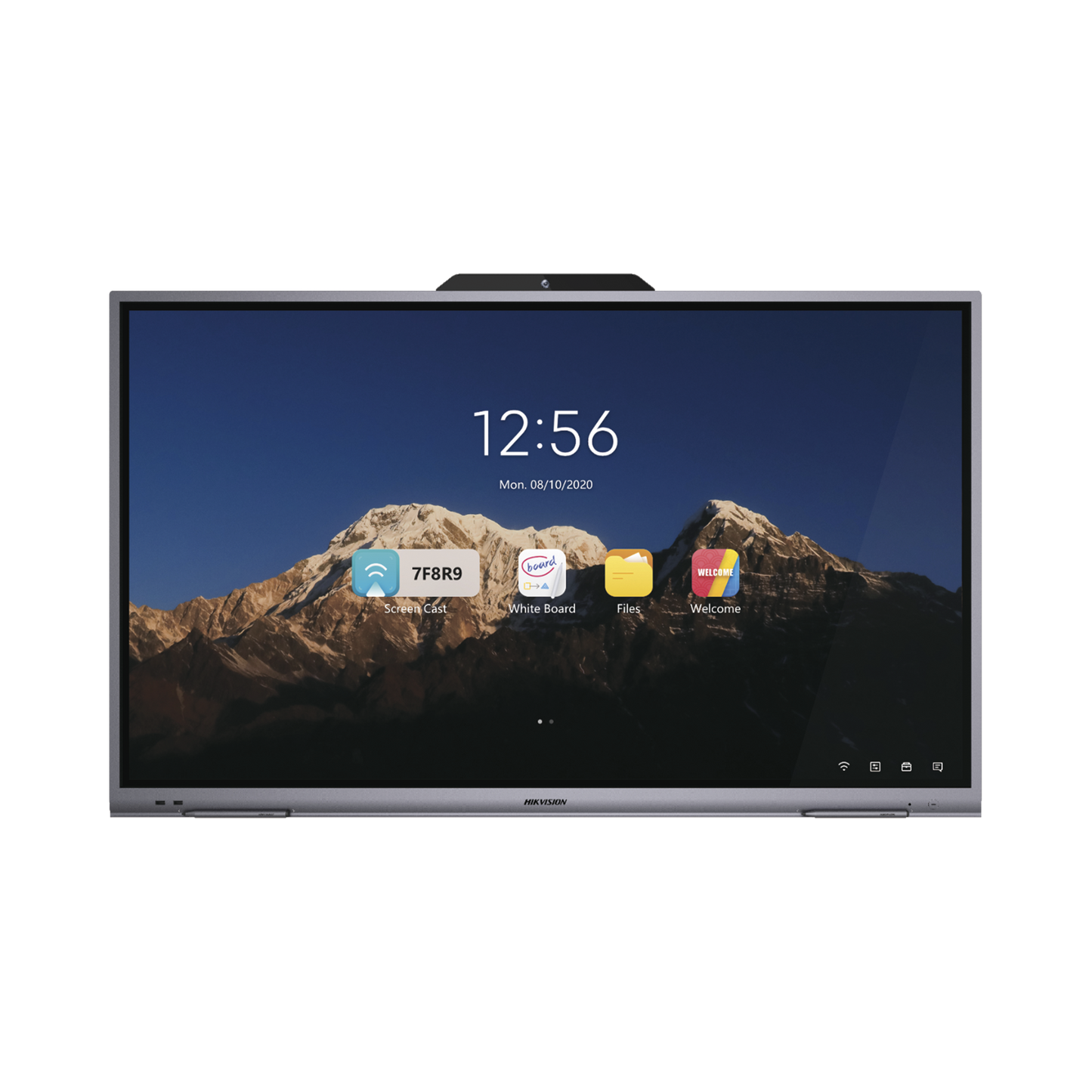 Pantalla Interactiva Touch de 86" Android 8.0 / Cámara Web 8 MP / Resolución 4K / Bocinas Integradas / Entradas HDMI y VGA / Incluye 2 Lápices para Escribir