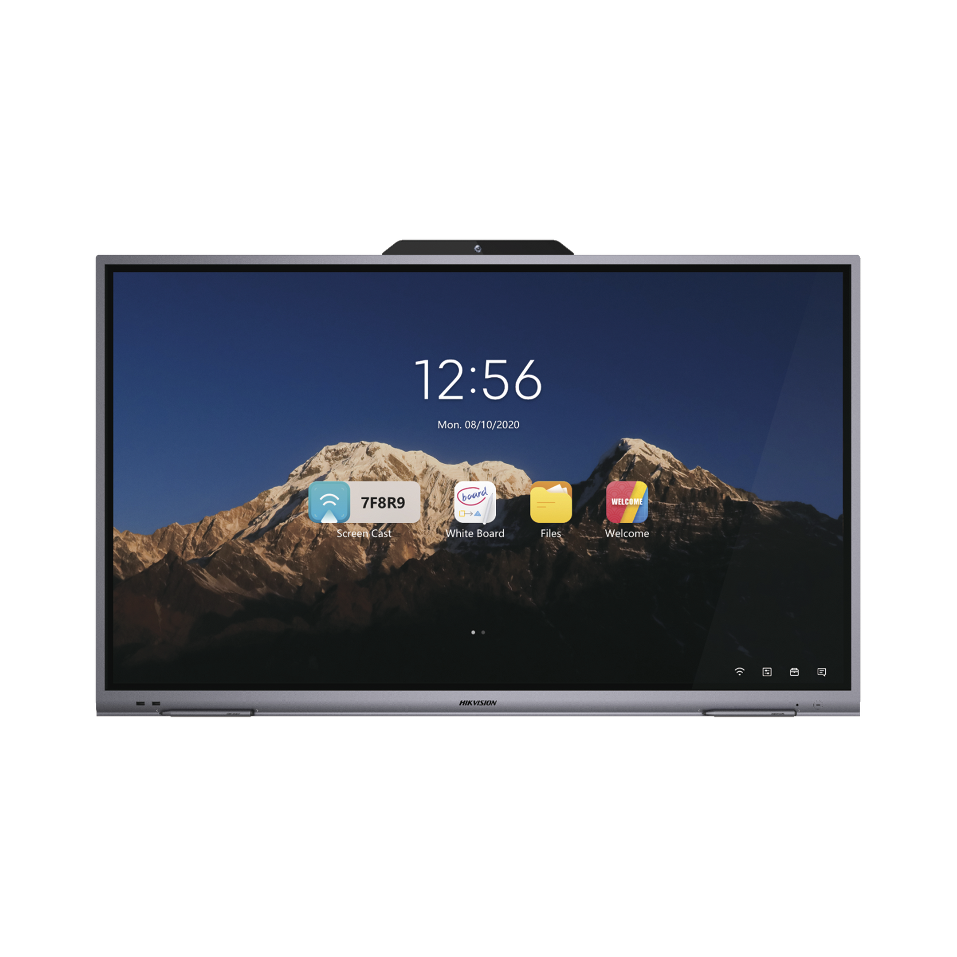 Pantalla Interactiva Touch de 86" Android 8.0 / Cámara Web 8 MP / Resolución 4K / Bocinas Integradas / Entradas HDMI y VGA / Incluye 2 Lápices para Escribir