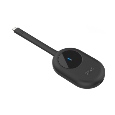 Dongle (Adaptador) de Proyección Inalambrica Para Pantallas Interactivas HIKVISION Serie DS-D5CxxRB/B / Compatible con Windows y Mac / Conector Tipo C (Incluye Adaptador USB-A - USB-C)