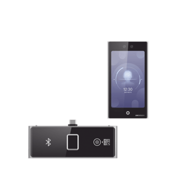 Terminal Biométrica Hikvision DS-K1T673DWX-K con Reconocimiento Facial