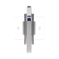 Torniquete triple HIKVISION DS-K3B530X-M con lector de tarjetas y control de acceso