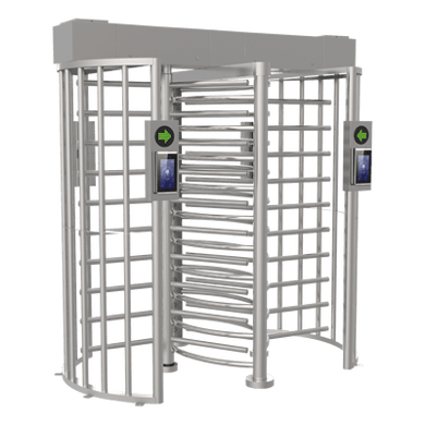 Torniquete Doble HIKVISION Bidireccional de Alta Seguridad para Control de Acceso