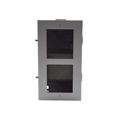 Base de 2 Espacios para EMPOTRAR Módulos de Videoporteros Hikvision
