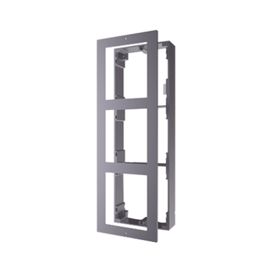 Base de 3 Espacios para Videoportero IP Hikvision / Instalación en SUPERFICIE