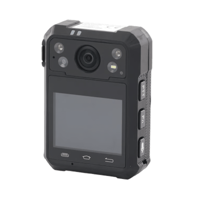 Body Camera Portátil / Grabación a 1920 × 1080p / Pantalla Frontal 1.77" TFT / Conexión Remota 4G / WiFi / GPS / Fotos de Hasta 40 Megapixel / IP68 / H.265 / 128 GB de Almacenamiento / Microfono Integrado
