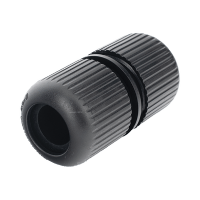 Protector para Exterior IP68 / Adaptador para el Conector Tipo Plug (12 Vcc) en C�maras Epcom / Color Negro / Hikvision / Hilook