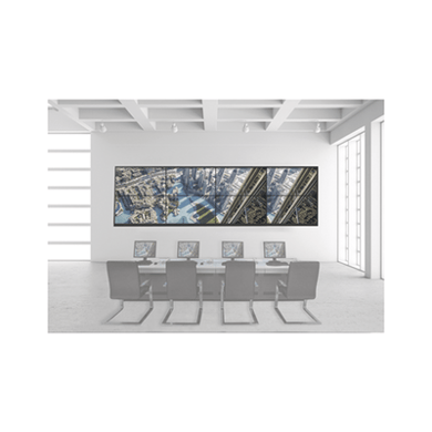 Videowall Hikvision DSVW4X2UL55-WM 4x2 de 55 pulgadas para montaje mural