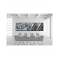 Videowall Hikvision DSVW4X2UL55-WM 4x2 de 55 pulgadas para montaje mural