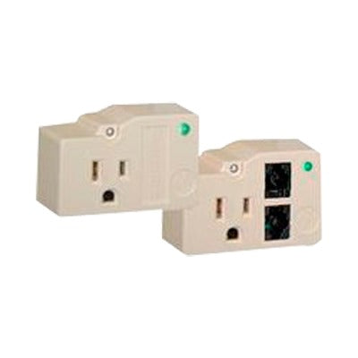 Protector Plug 120 V / 15 A / 40,000 A / Telco RJ11 / LED Diagn�stico y Tornillo Fijaci�n
