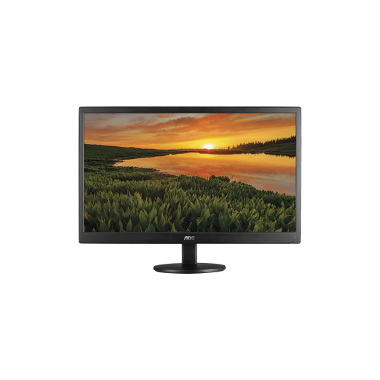 Monitor LED de 19", Resolución 1366 x 768 Pixeles con Entradas de Video VGA / HDMI