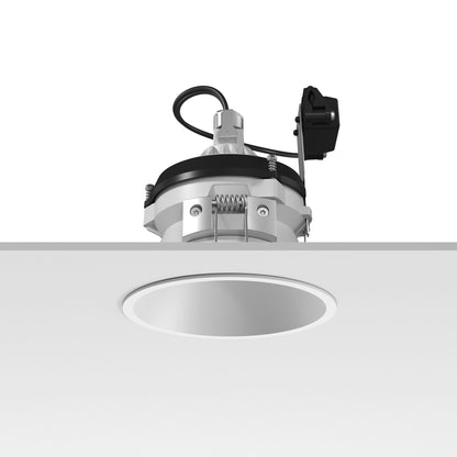 FLOS Architectural Easy Kap Ø105 Adjustable — Downlight Empotrable LED 12V Blanco
