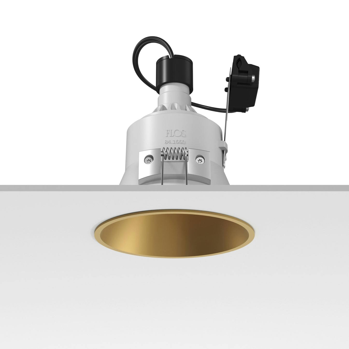 FLOS Architectural Easy Kap Ø105 — Empotrable LED Fijo 155mm Blanco
