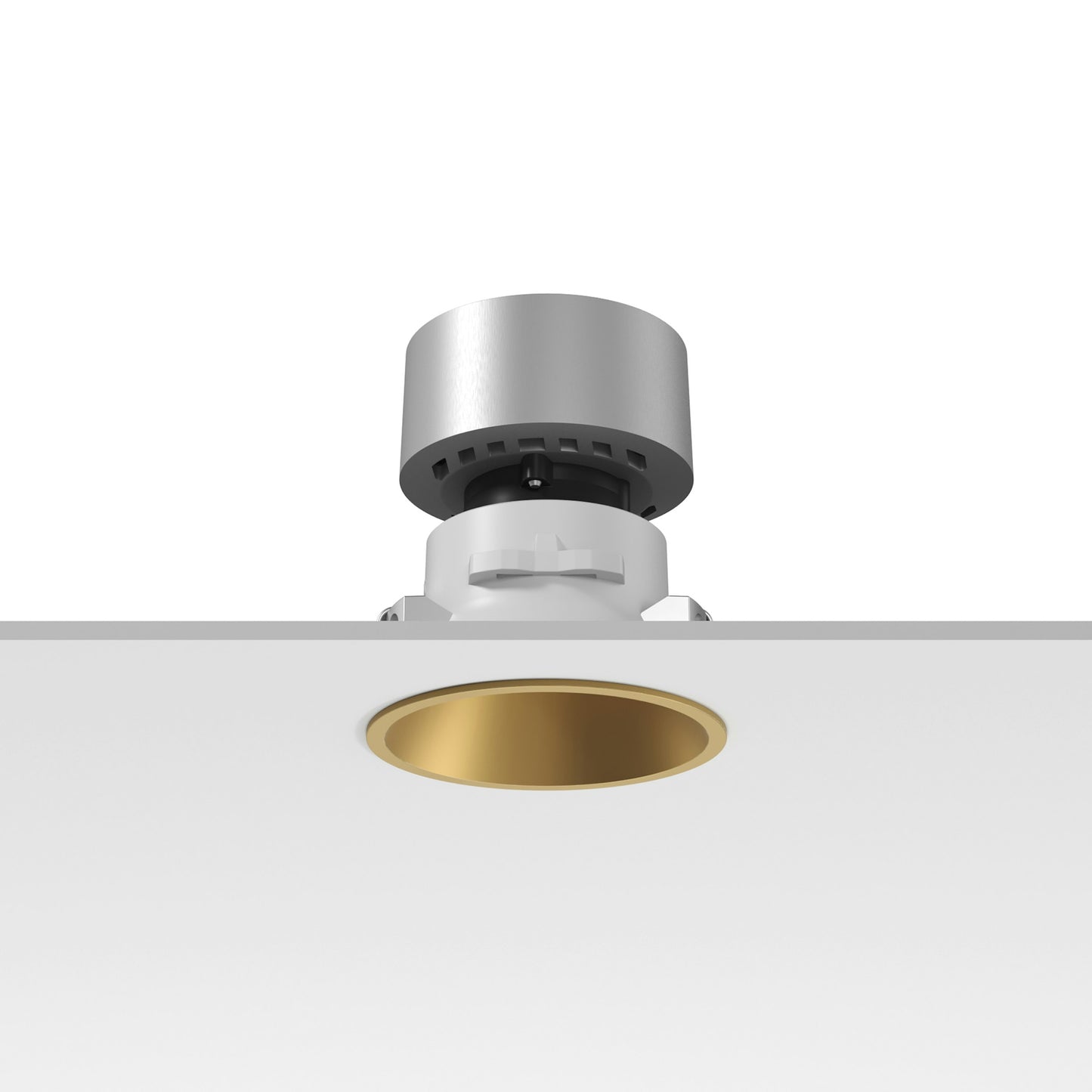 FLOS Architectural Easy Kap Ø80 Plus — Empotrable LED 13W 921lm 3000K 26° CRI>90 Blanco