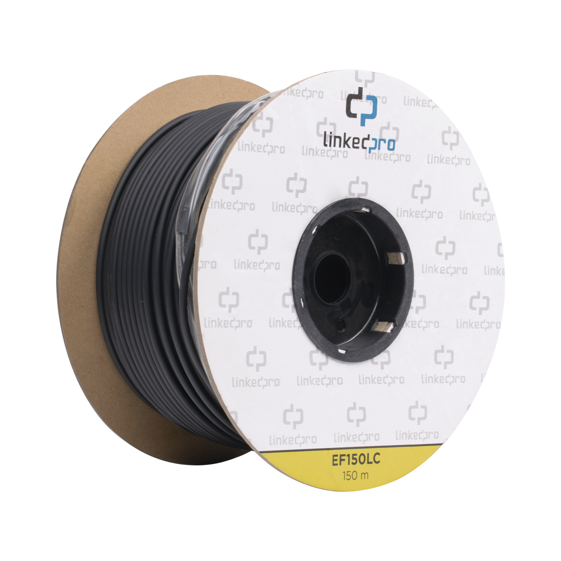 Carrete de Fibra �ptica Monomodo con Conectores LC-LC Duplex, Reforzada con Kevlar, de 150 Metros (492.13 Pies), Para Instalaciones Subterr�neas por Tuber�a