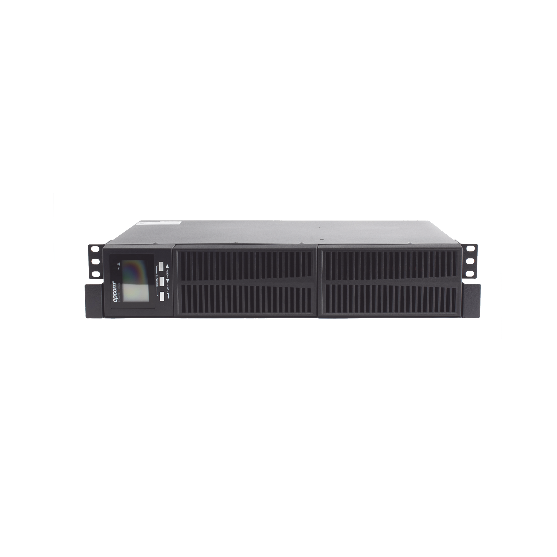 UPS de 1000VA/900W / Topología On-Line Doble Conversión / Entrada y Salida de 120 Vca / Clavija de Entrada NEMA 5-15P / Pantalla LCD Configurable /Formato Rack/Torre