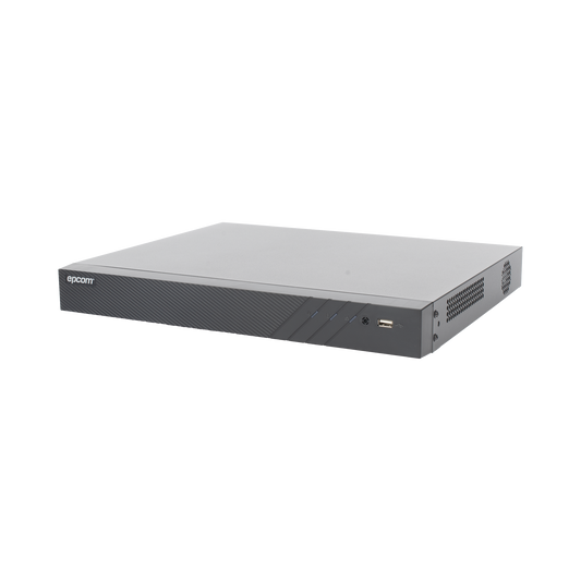DVR 4 Megapixel / 32 Canales TURBOHD + 8 Canales IP / 2 Bahías de Disco Duro / 1 Canal de Audio