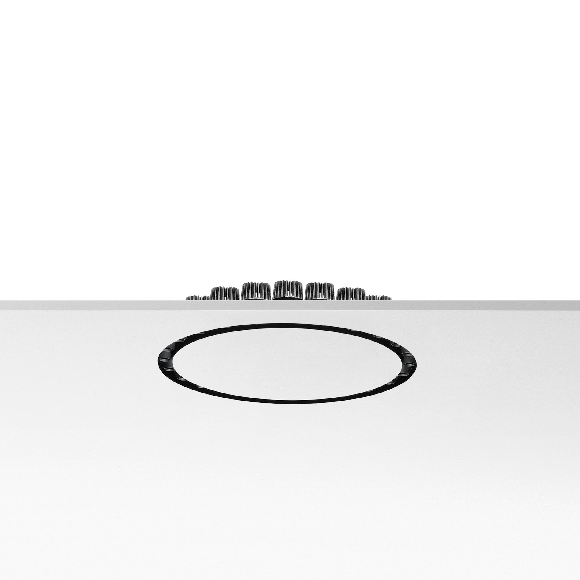 FLOS Architectural Circle of Light Plate 600 mm — Sistema integrado 24 focos (Raw)