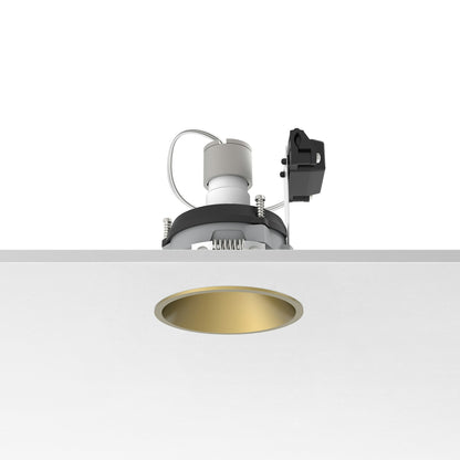 FLOS Architectural Easy Kap Ø80 Adjustable — Empotrable LED Retrofit (Blanco)