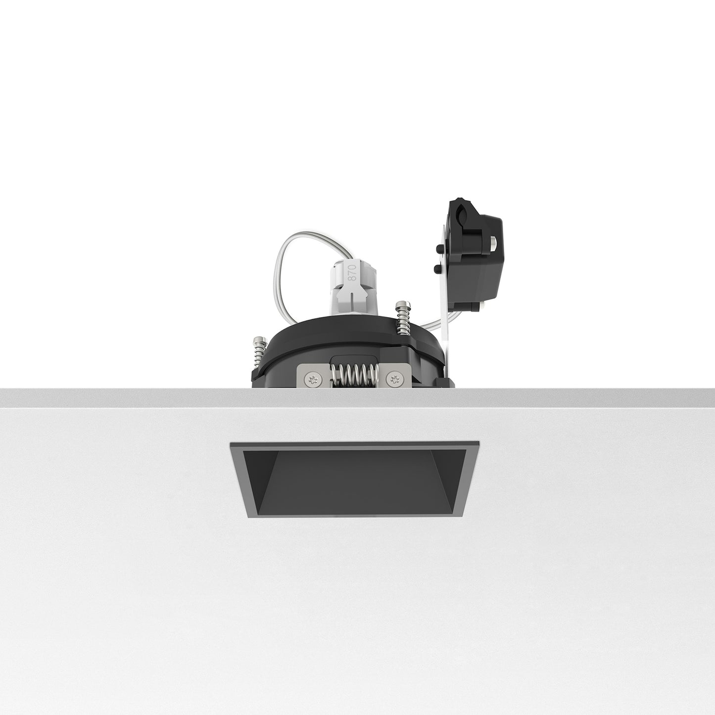 FLOS Architectural Easy Kap 80 Square Adjustable — Aro Empotrable Retrofit (Blanco)