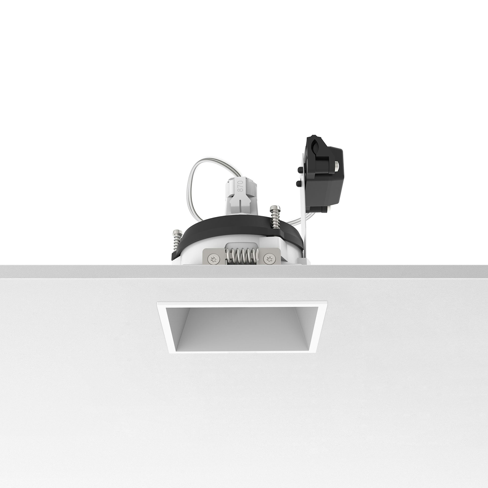 FLOS Architectural Easy Kap 80 Square Adjustable — Aro Empotrable Retrofit (Blanco)