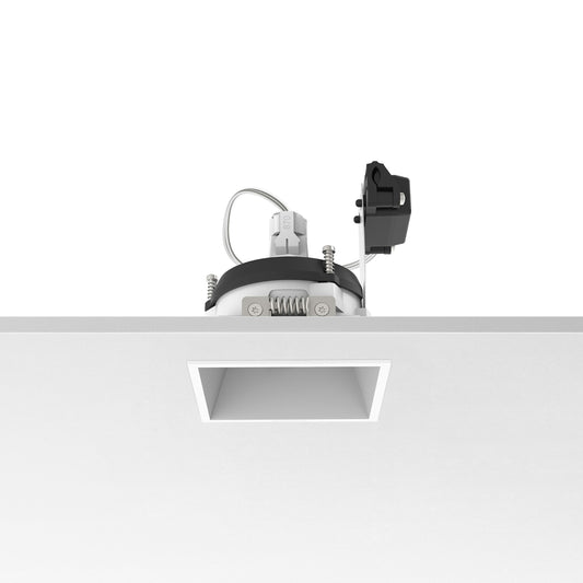 FLOS Architectural Easy Kap 80 Square Adjustable — Aro Empotrable Retrofit (Blanco)