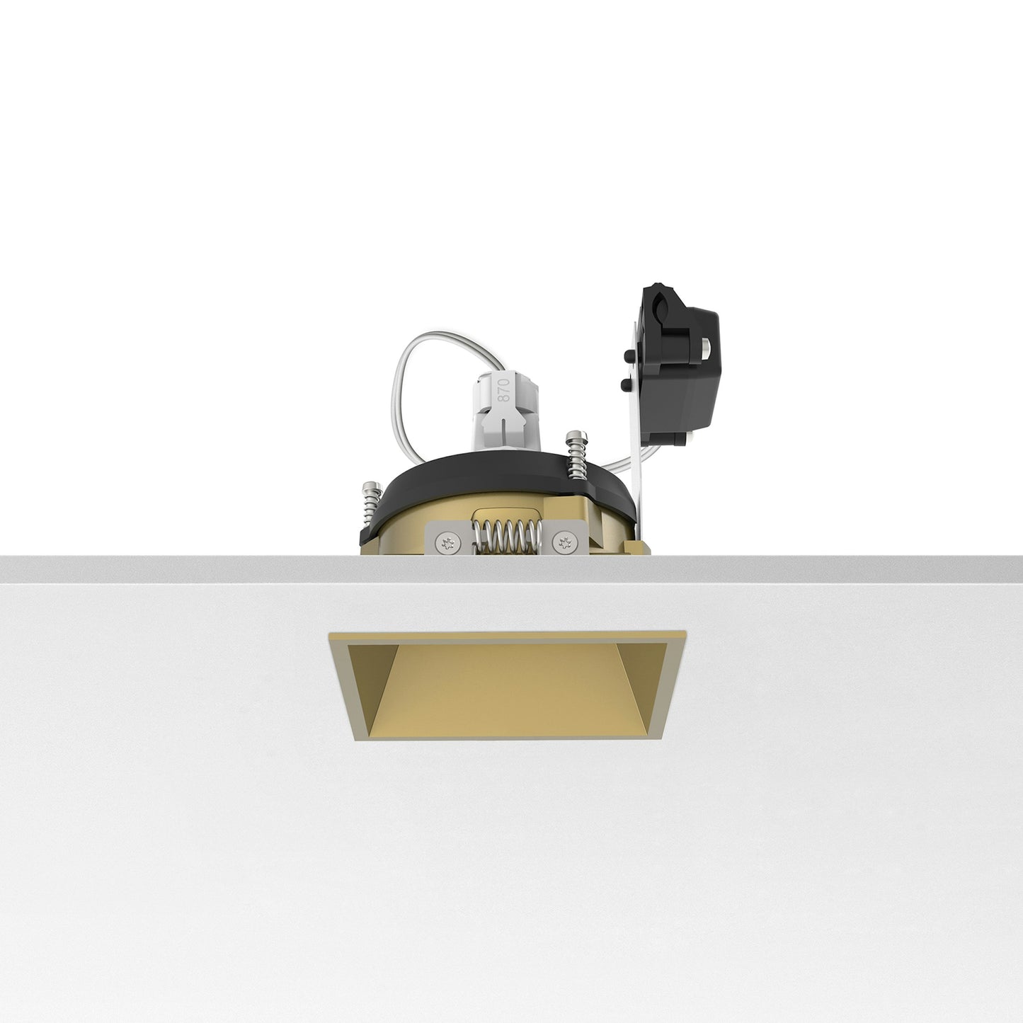 FLOS Architectural Easy Kap 80 Square Adjustable — Aro Empotrable Retrofit (Blanco)