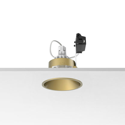 FLOS Architectural Easy Kap Ø80 Fixed — Aro Empotrable Retrofit Circular (Blanco)