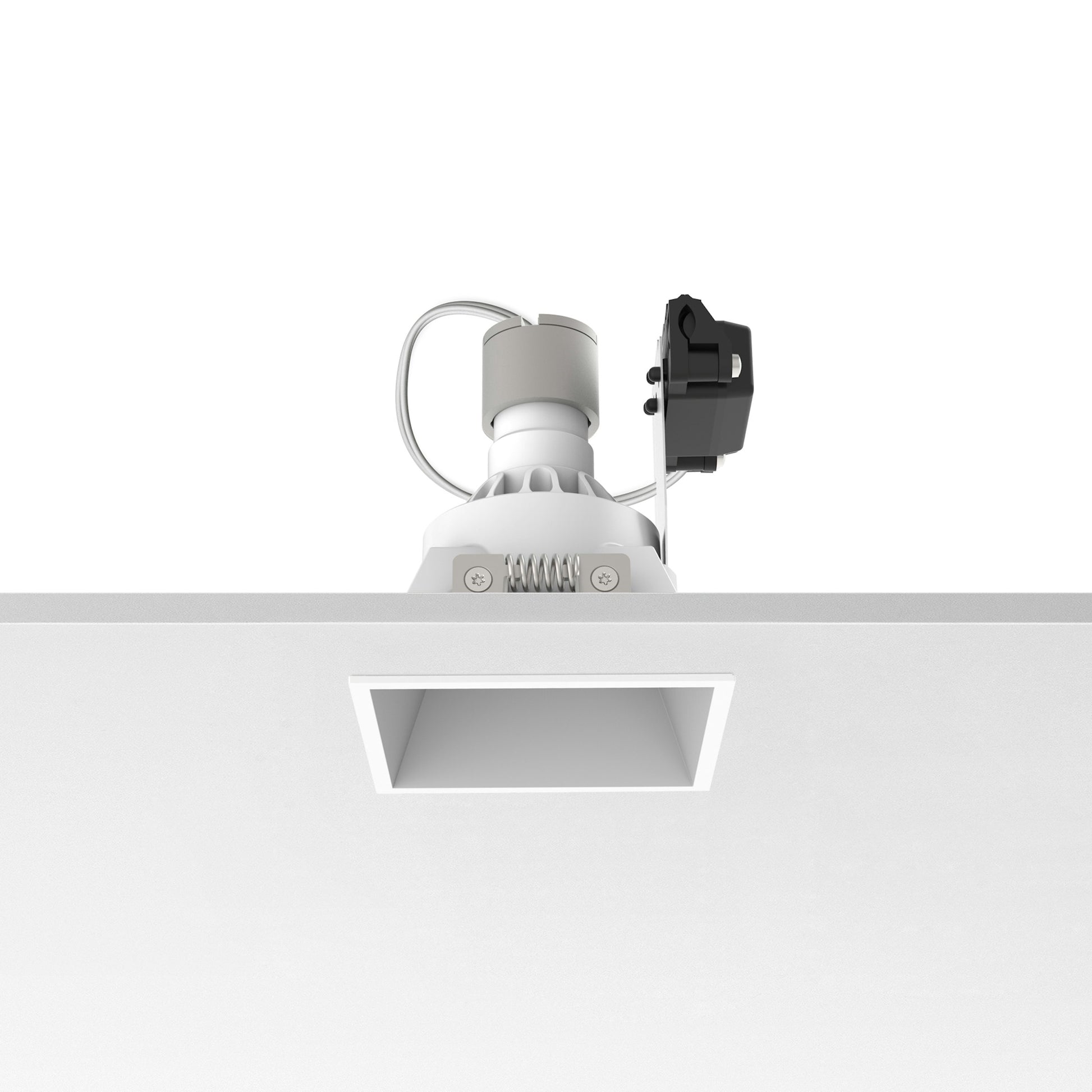 FLOS Architectural Easy Kap 80 Square Fixed — Aro Empotrable Retrofit (Blanco)
