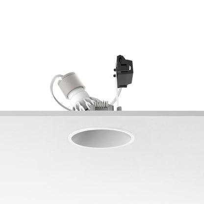 FLOS Architectural Easy Kap Ø80 Wall-Washer — Empotrable LED Retrofit 19° 230V (Blanco)