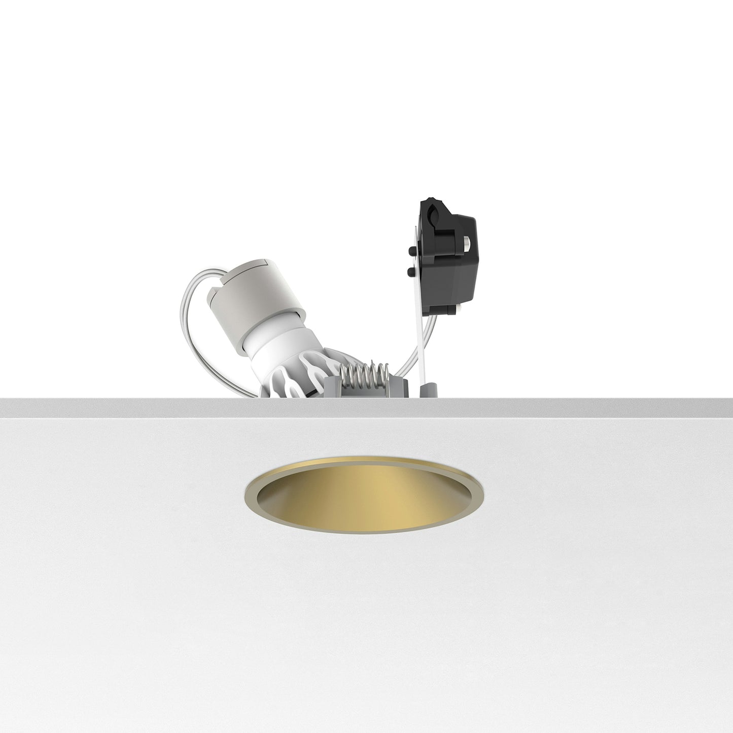 FLOS Architectural Easy Kap Ø80 Wall-Washer — Empotrable LED Retrofit 19° 230V (Blanco)