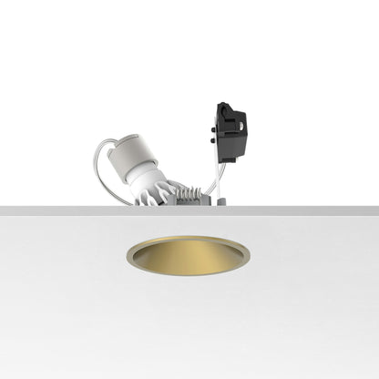 FLOS Architectural Easy Kap Ø80 Wall-Washer — Empotrable LED Retrofit 19° 230V (Blanco)