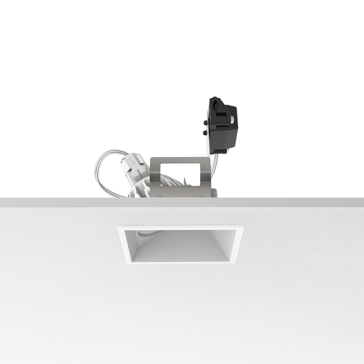 FLOS Architectural Easy Kap 80 Square Wall-Washer — Aro Empotrable Retrofit (Blanco)