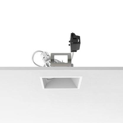 FLOS Architectural Easy Kap 80 Square Wall-Washer — Aro Empotrable Retrofit (Blanco)