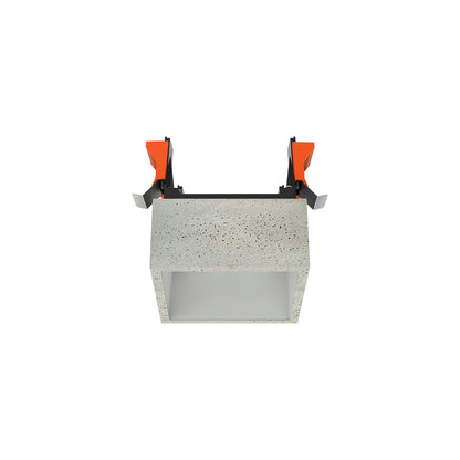 FLOS Architectural Johnny 120 Semi-Recessed 1L Square — Empotrable Blanco