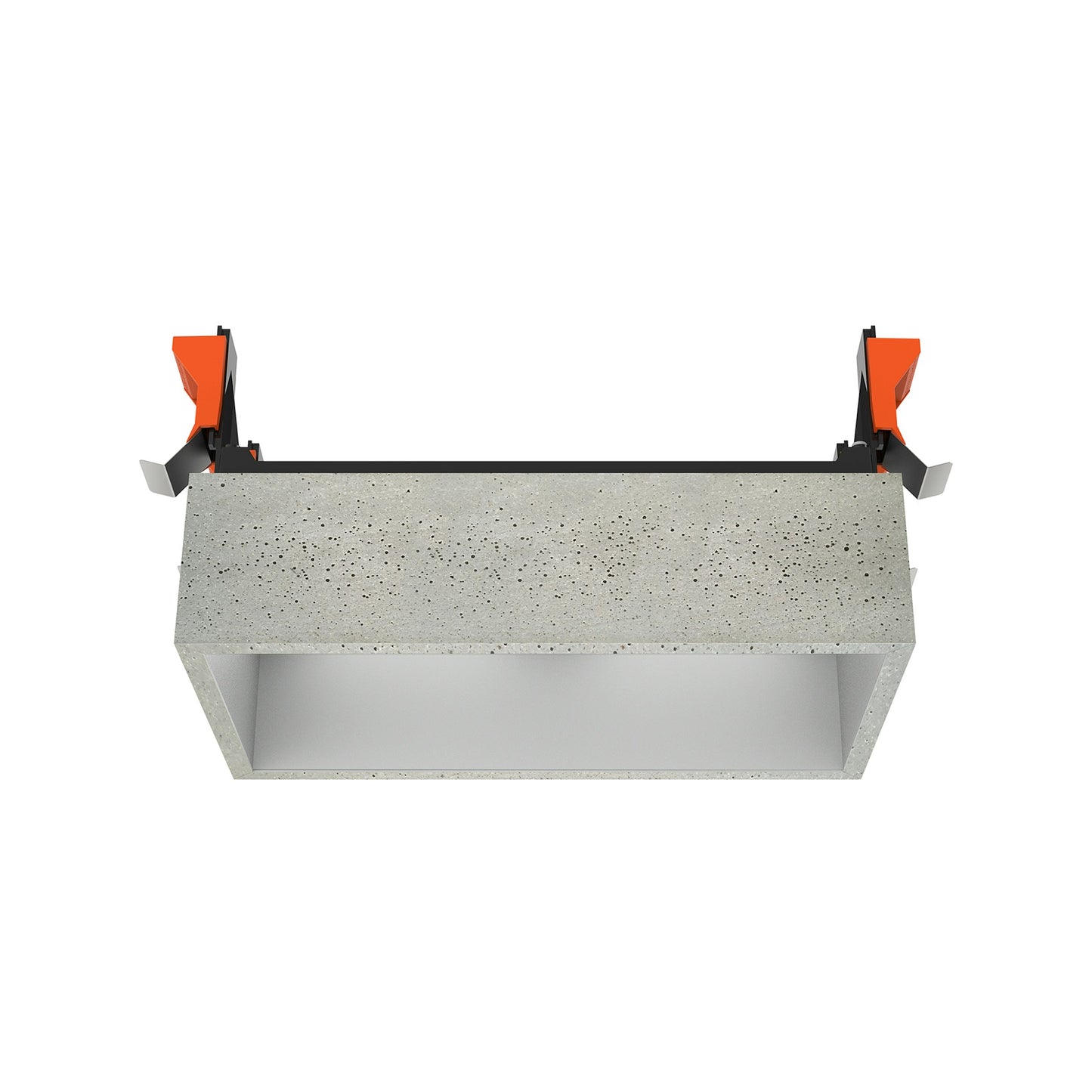 FLOS Architectural Johnny 120 2L Semi-Recessed — Empotrable LED blanco, IP20, clase III