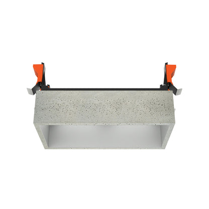 FLOS Architectural Johnny 120 2L Semi-Recessed — Empotrable LED blanco, IP20, clase III