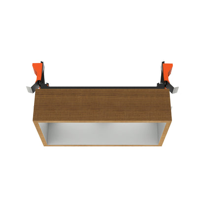 FLOS Architectural Johnny 120 2L Semi-Recessed — Empotrable LED blanco, IP20, clase III