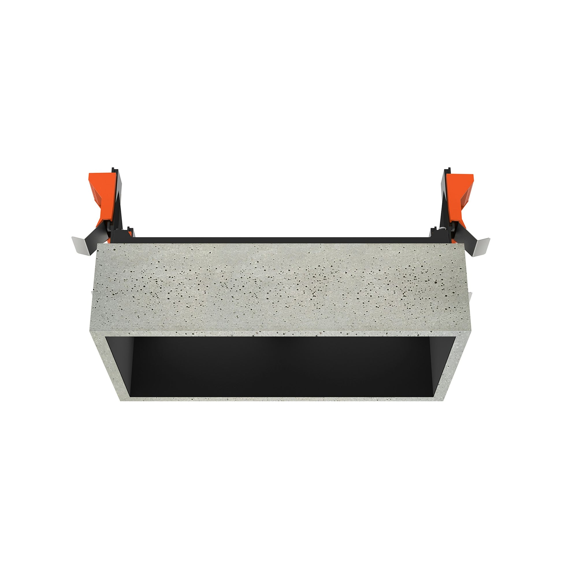 FLOS Architectural Johnny 120 Semi-Recessed 2L Square — Empotrable LED Blanco