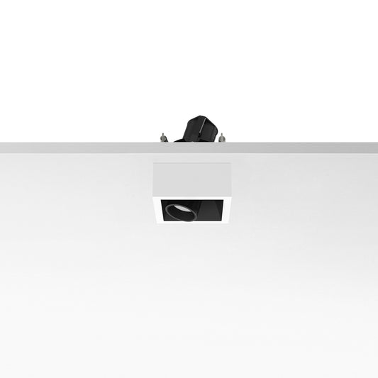 FLOS Architectural Johnny 80 Semi-Recessed 1L Square — Empotrable LED 6.2W 21° 3000K (Blanco)
