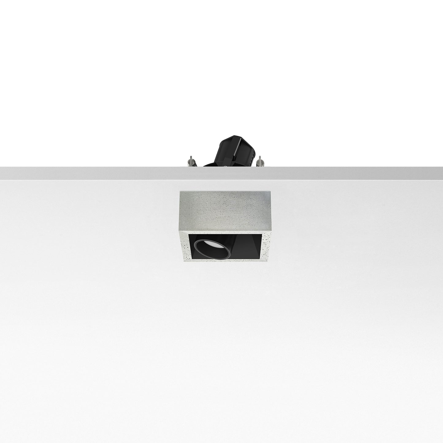 FLOS Architectural Johnny 80 Semi-Recessed 1L Square — Empotrable LED 6.2W 11° 2700K (Blanco)