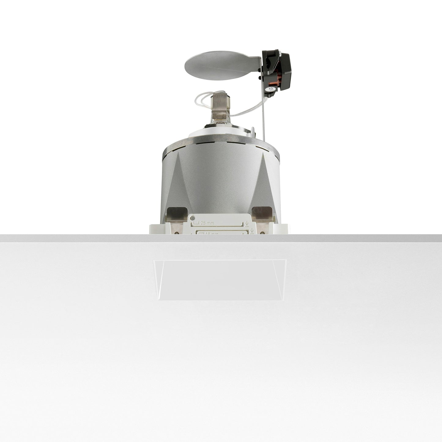 FLOS Architectural Kap 105 Square — Empotrable LED Retrofit Blanco