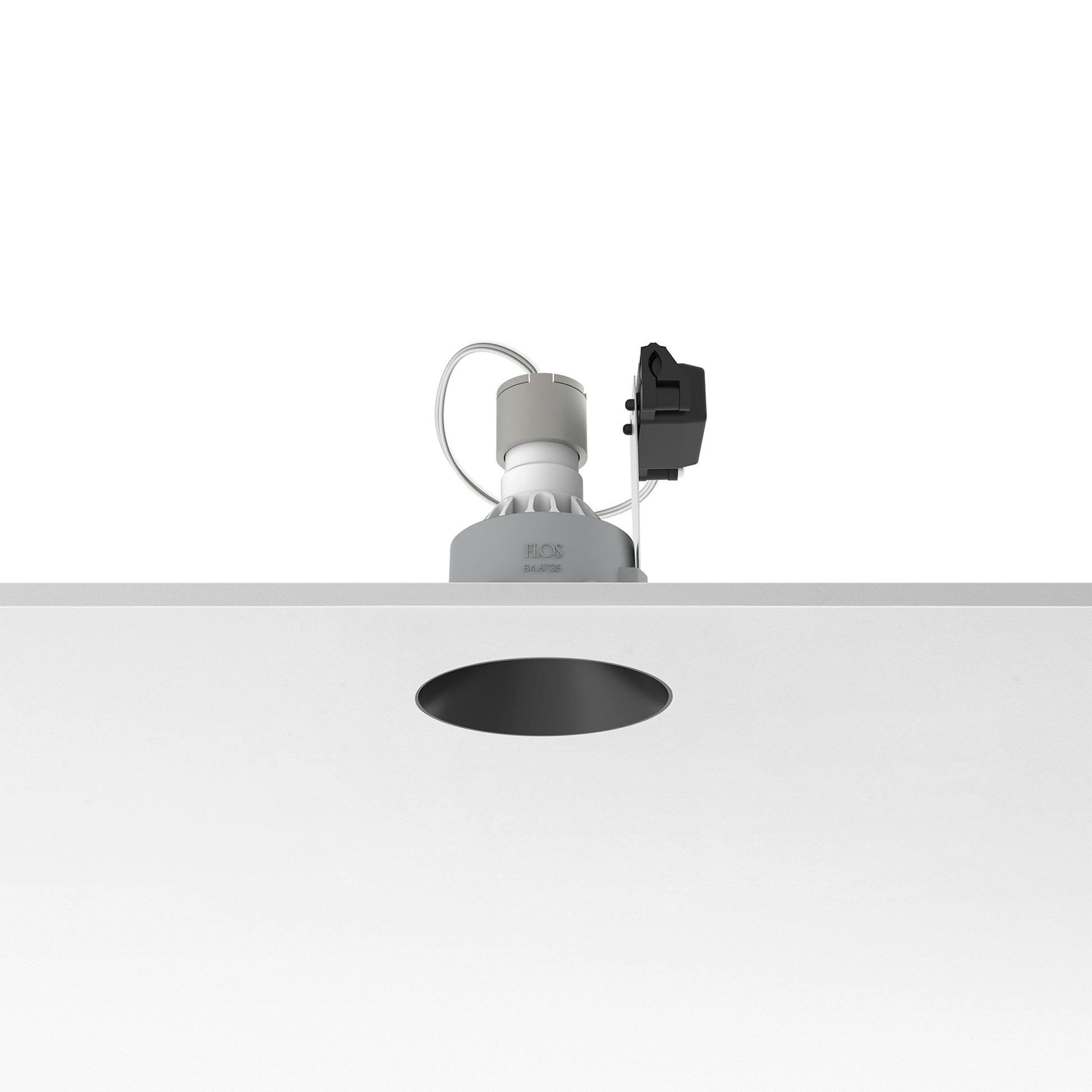 FLOS Architectural Kap Ø80 Fixed — Empotrable LED Retrofit Redondo 230V (Blanco)