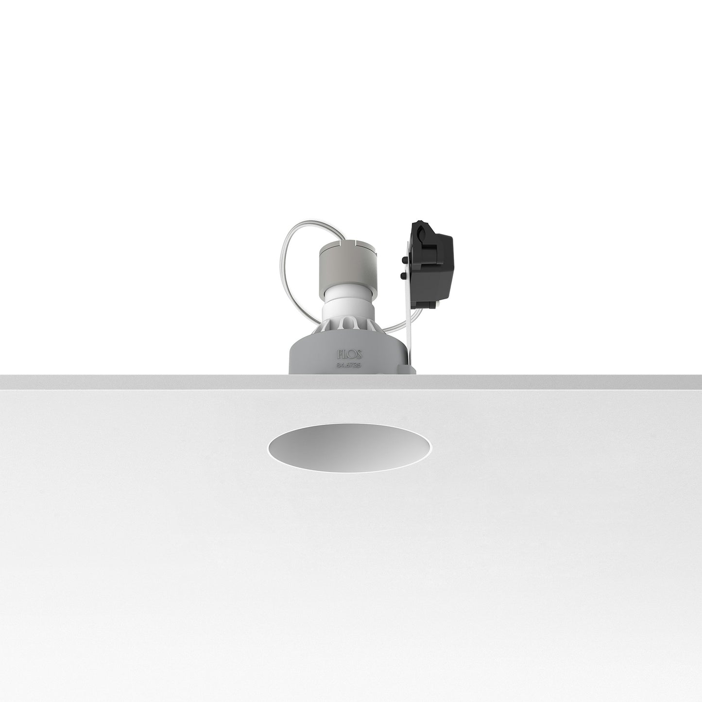 FLOS Architectural Kap Ø80 Fixed — Empotrable LED Retrofit Redondo 230V (Blanco)