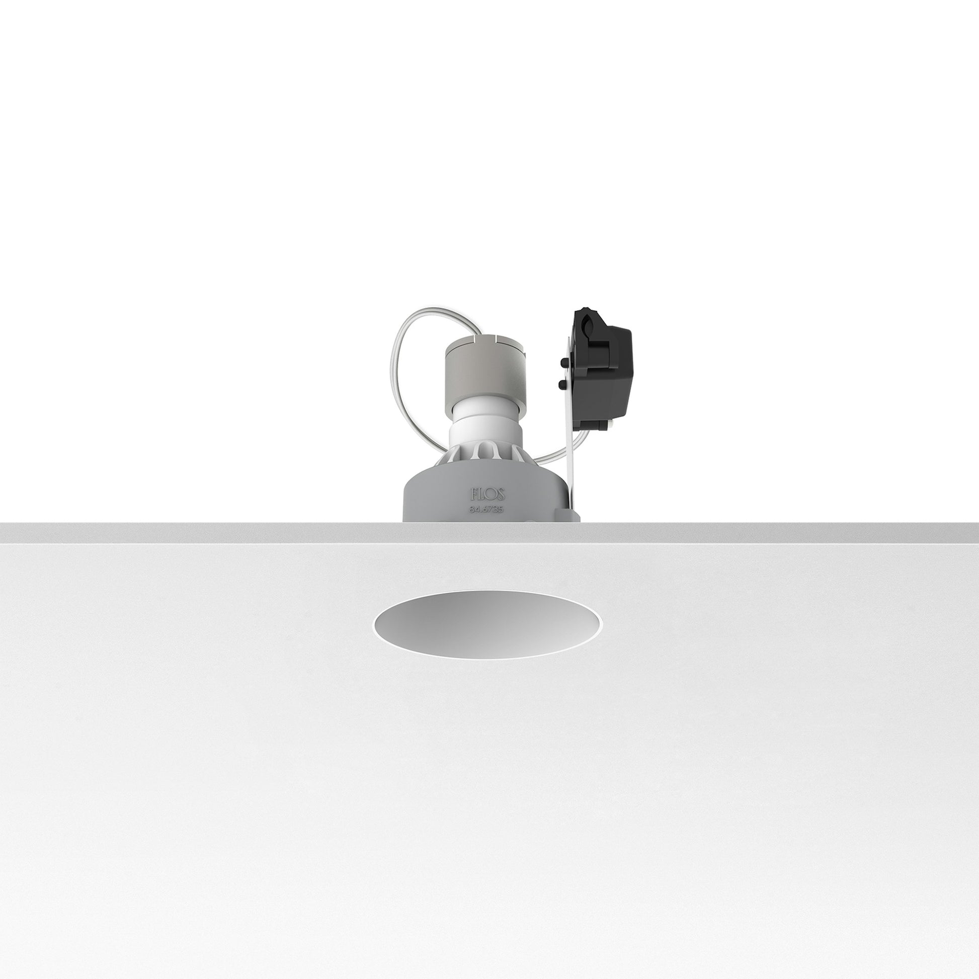 FLOS Architectural Kap Ø80 Fixed — Empotrable LED Retrofit Redondo 230V (Blanco)