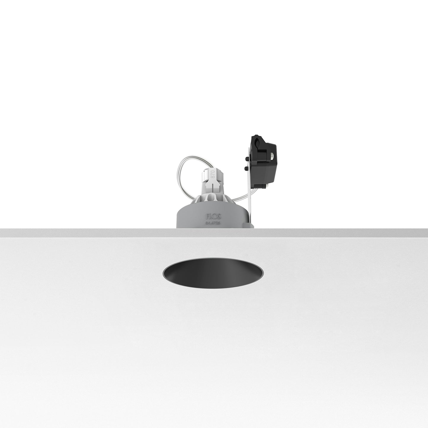FLOS Architectural Kap Ø80 Fixed — Empotrable LED Retrofit Redondo 12V (Blanco)