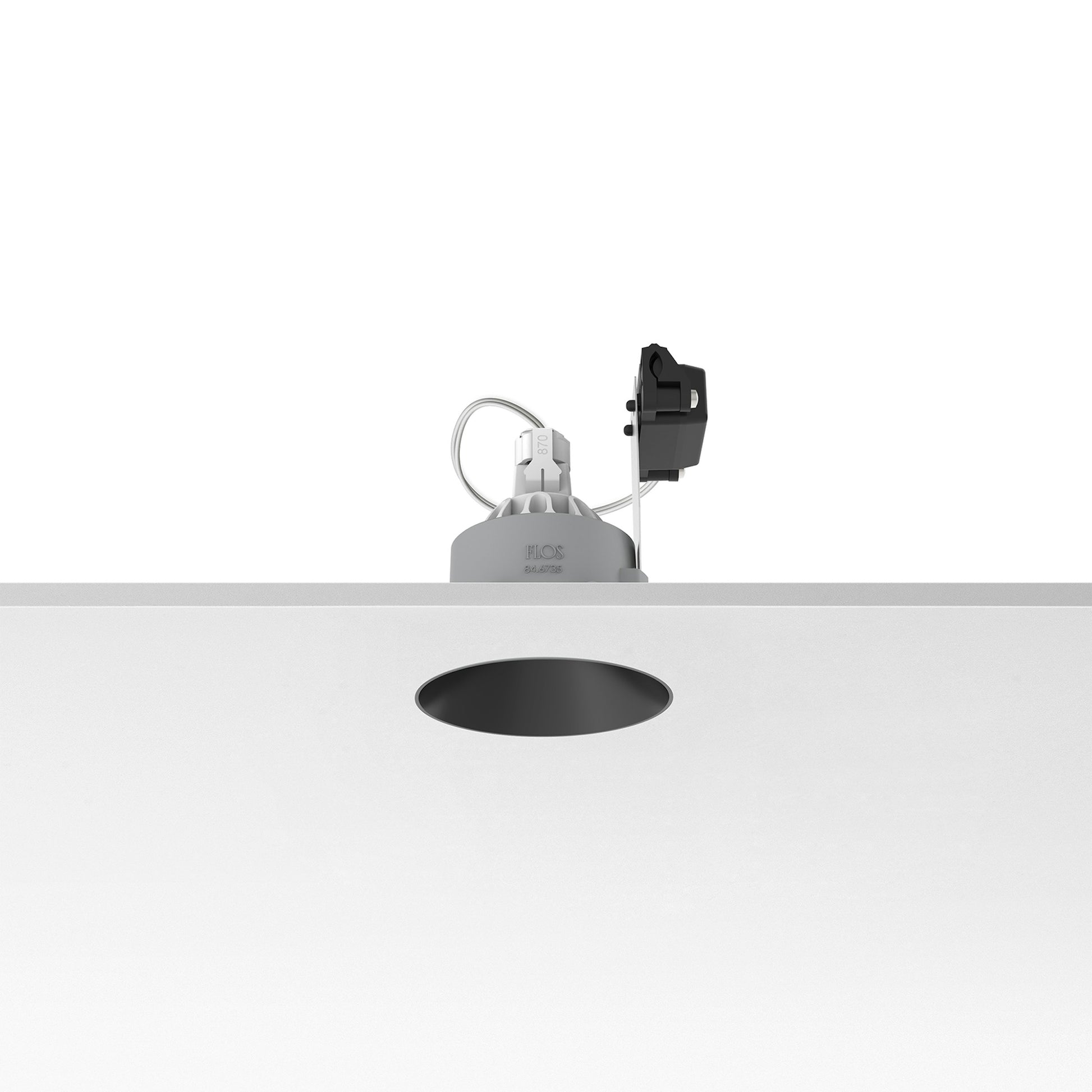 FLOS Architectural Kap Ø80 Fixed — Empotrable LED Retrofit Redondo 12V (Blanco)